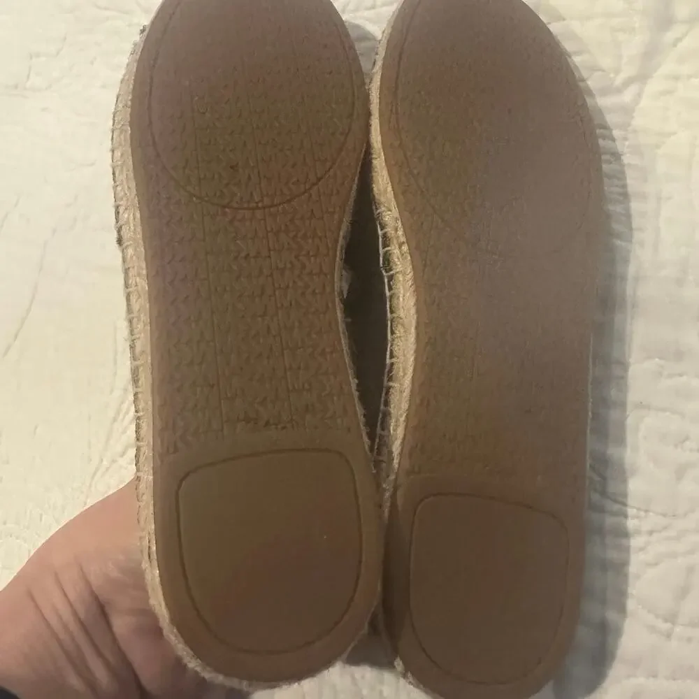 Michael Kors Palm Tree Espadrilles Slip On Shoes Sz. 6